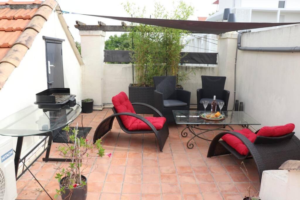 칸느 Superbe Maison Avec Toiture Terrasse A 5Min Mer 아파트 외부 사진